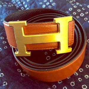 Men’s Hermès belt w/ reversible strap